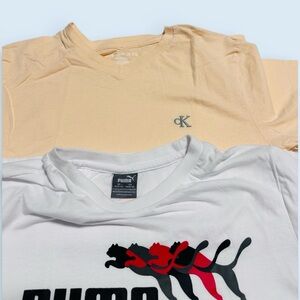 Puma and Calvin Klein T-Shirts